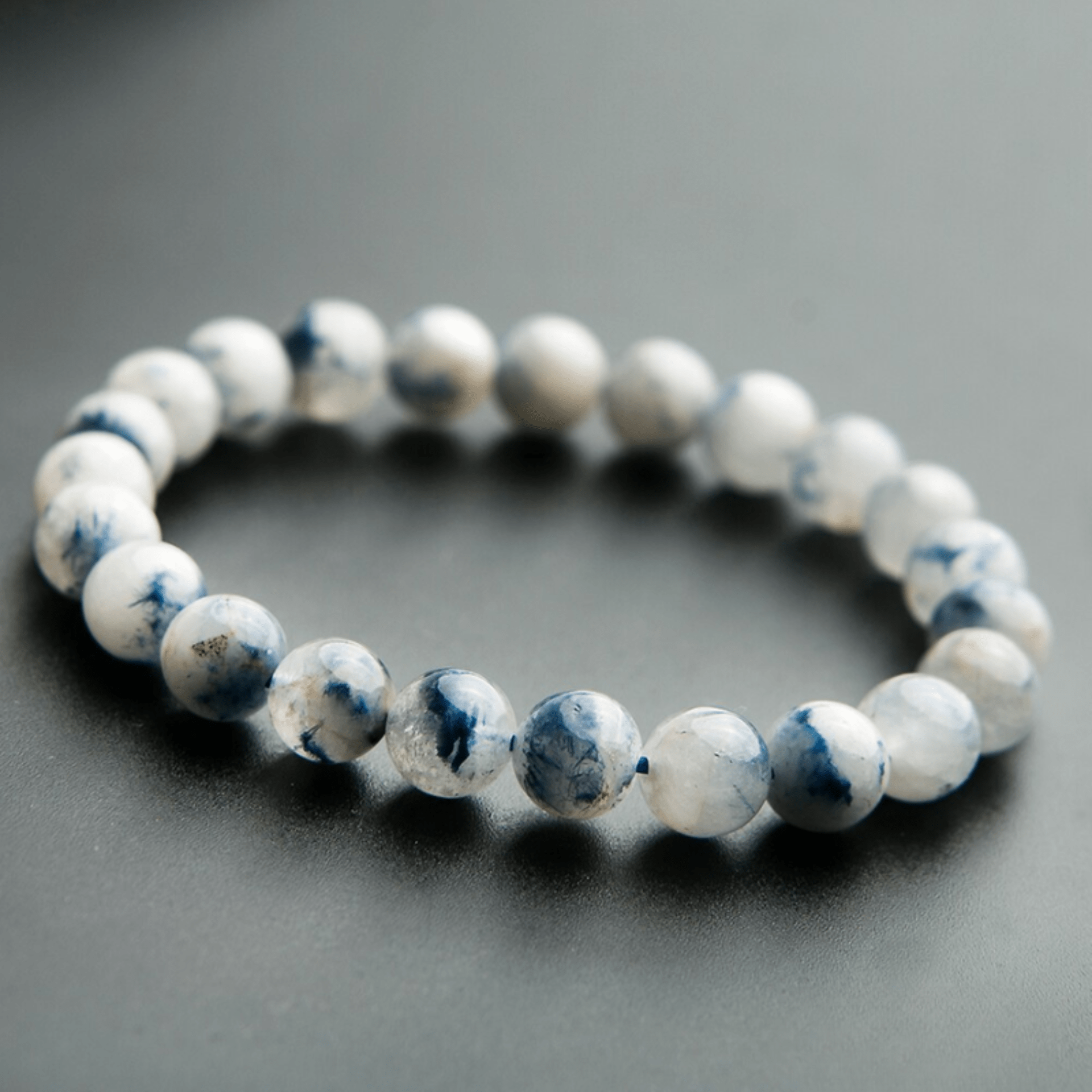 Quartz Dumortierite Bracelet