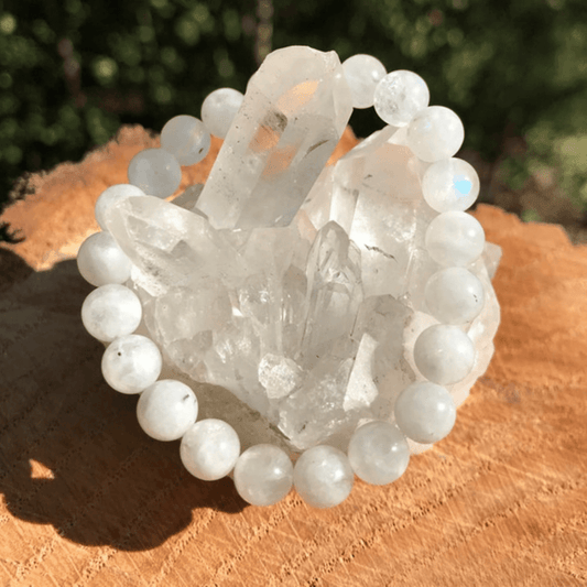 Rainbow moonstone bracelet