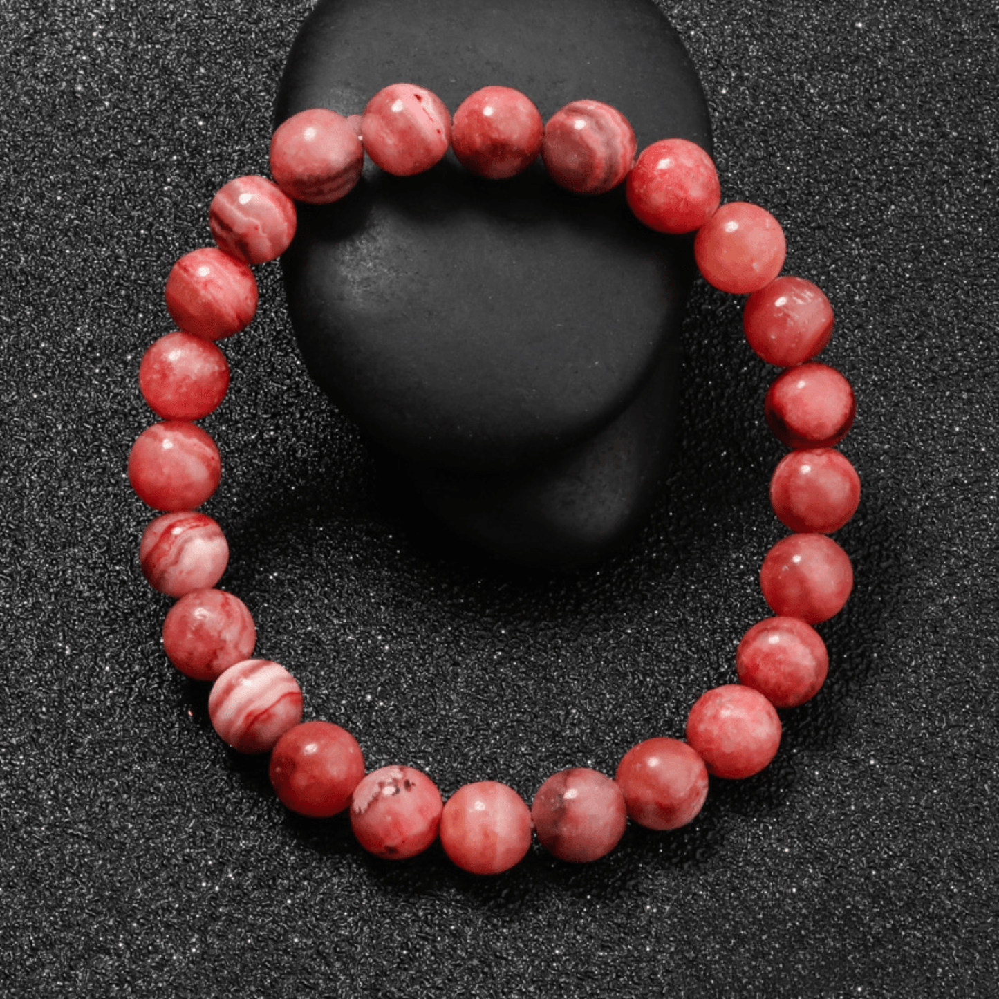 Rhodochrosite bracelet