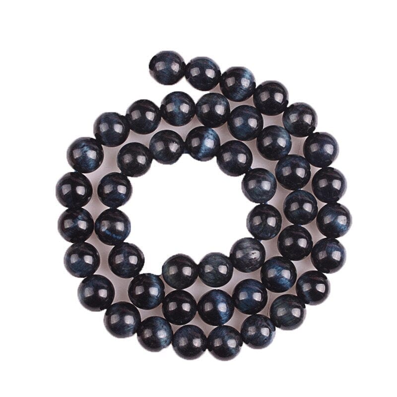 Round hawk’s eye beads