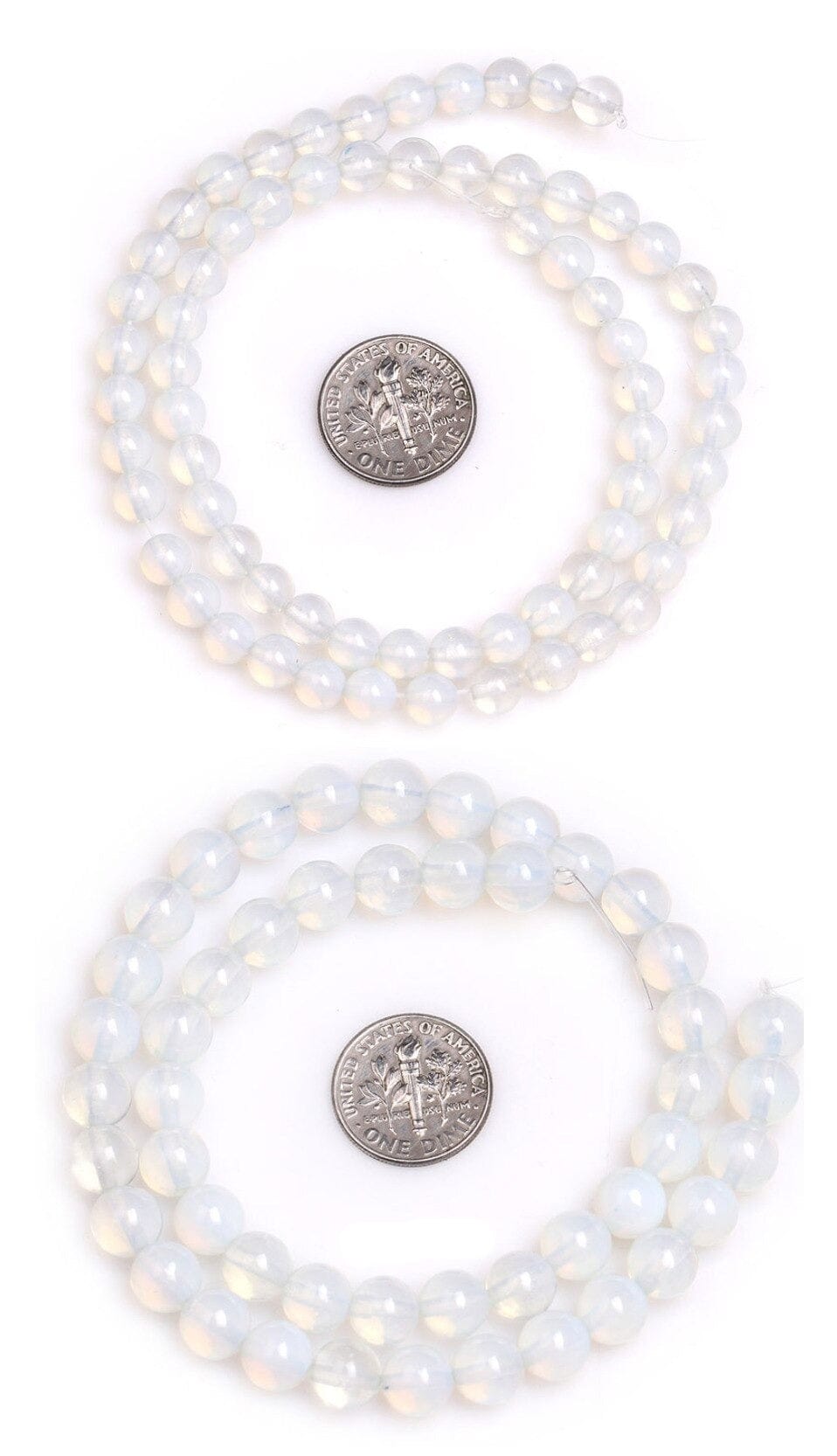 Round opalite beads