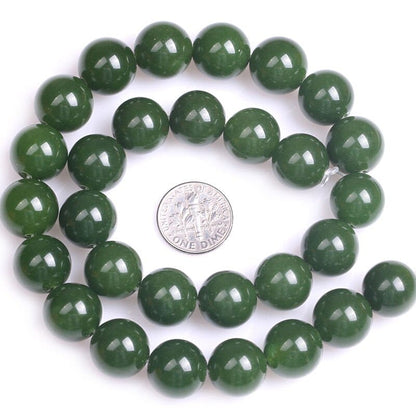 Round Taiwan jade beads