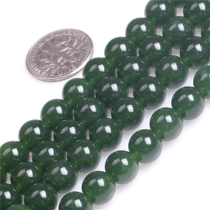 Round Taiwan jade beads