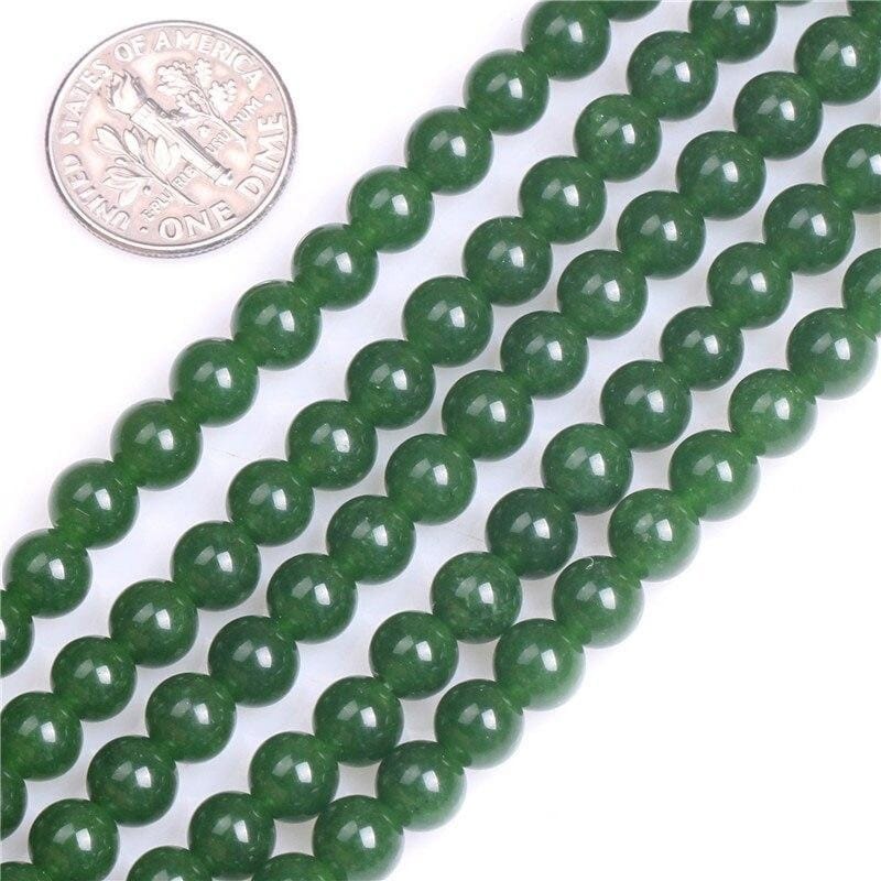 Round Taiwan jade beads