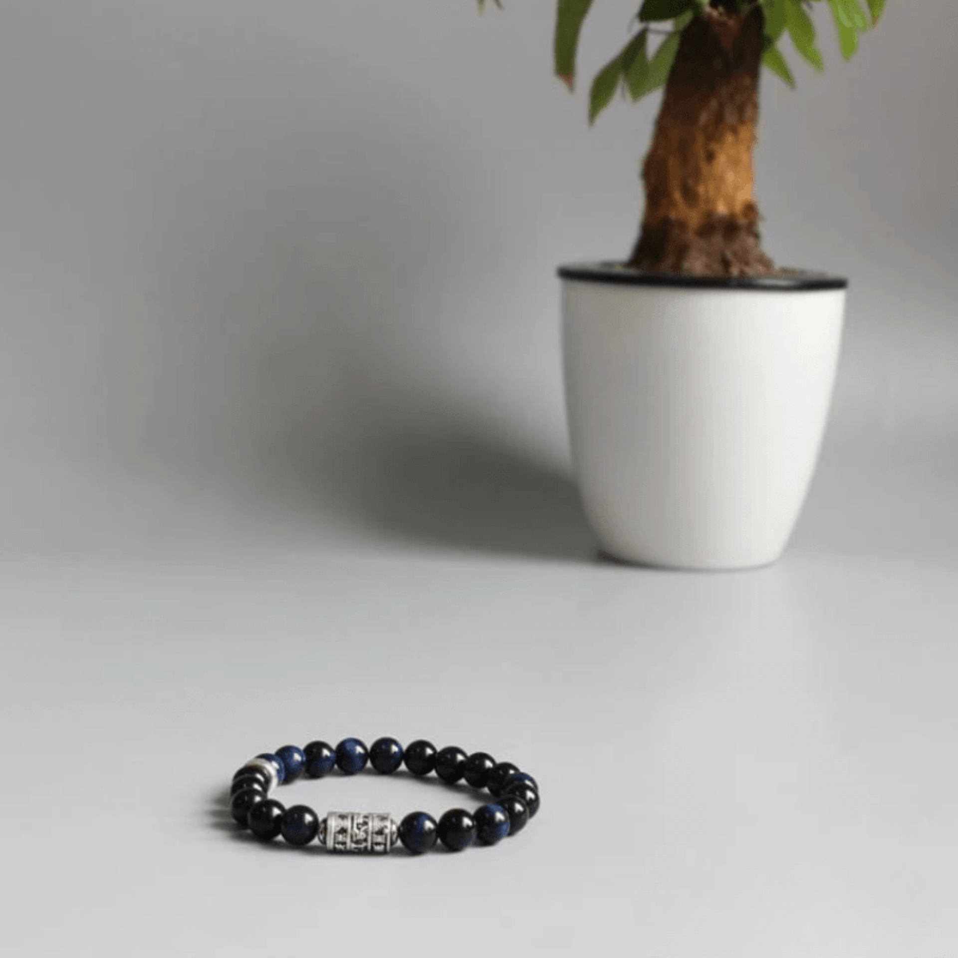 Tibetan Bracelet in Hawk’s Eye