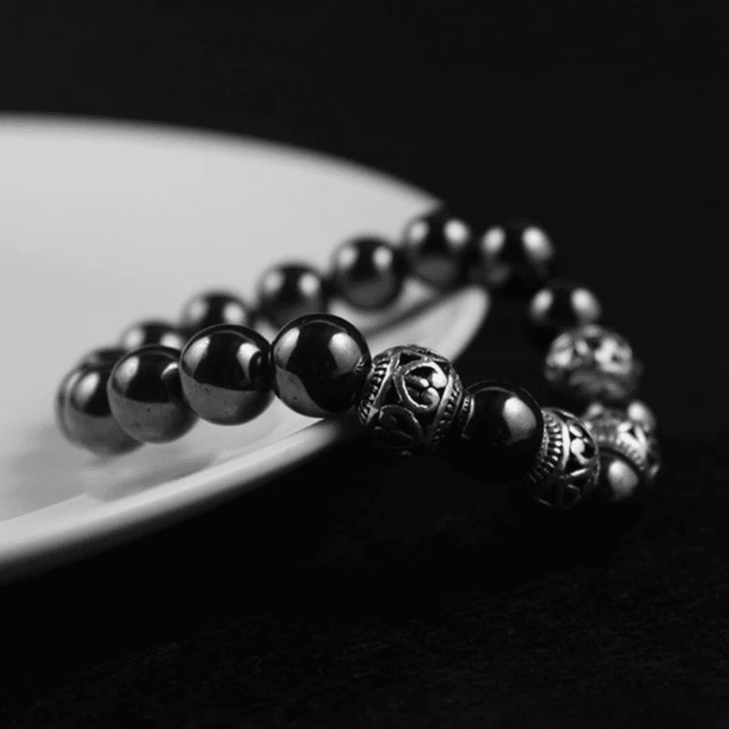 Tibetan Bracelet in Hematite