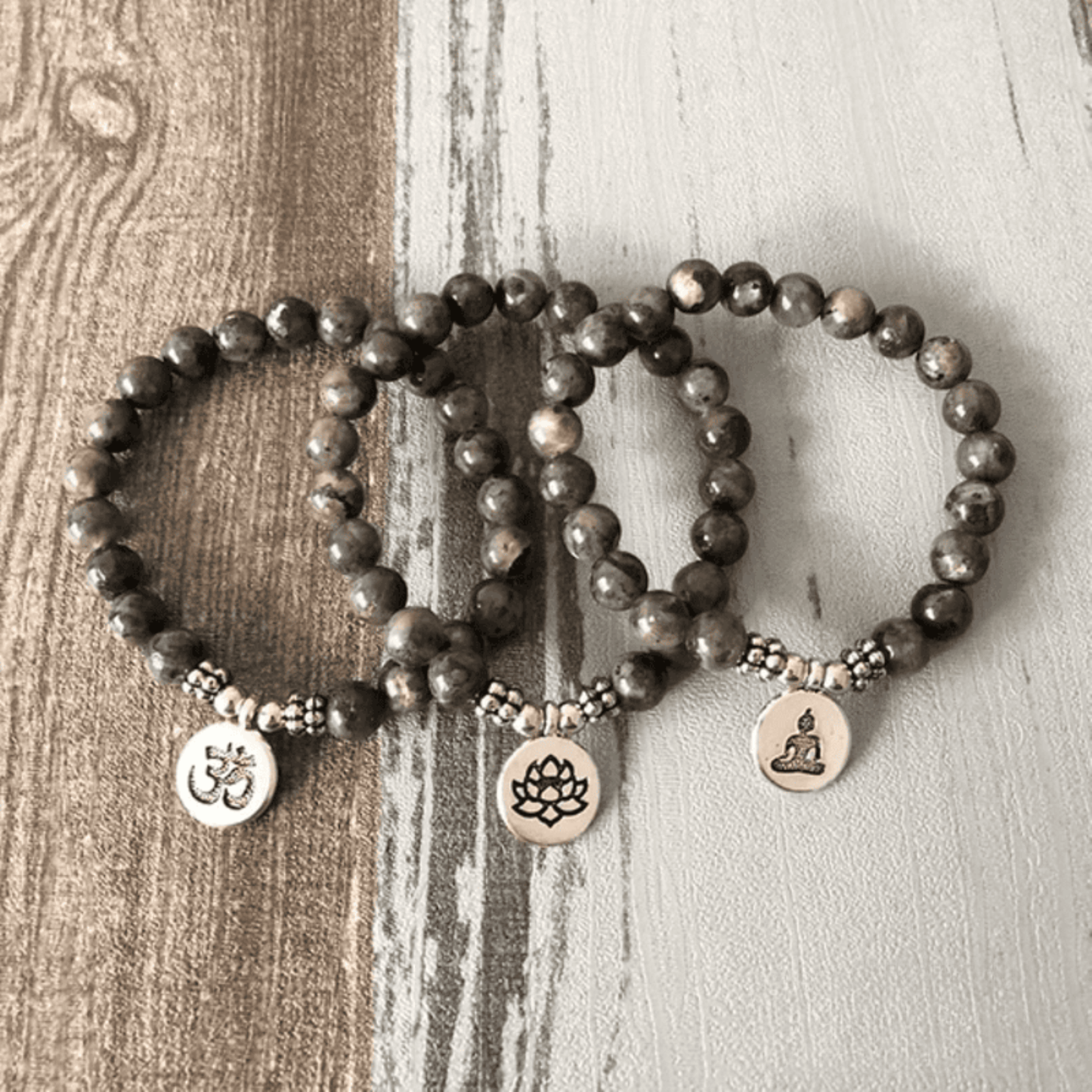 Tibetan Bracelet in Labradorite