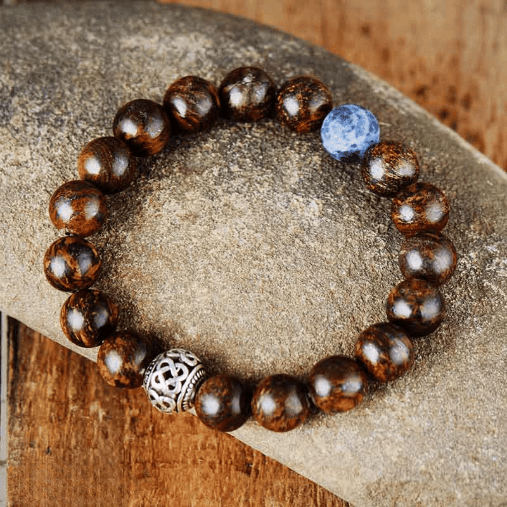 Tibetan Bronzite Bracelet