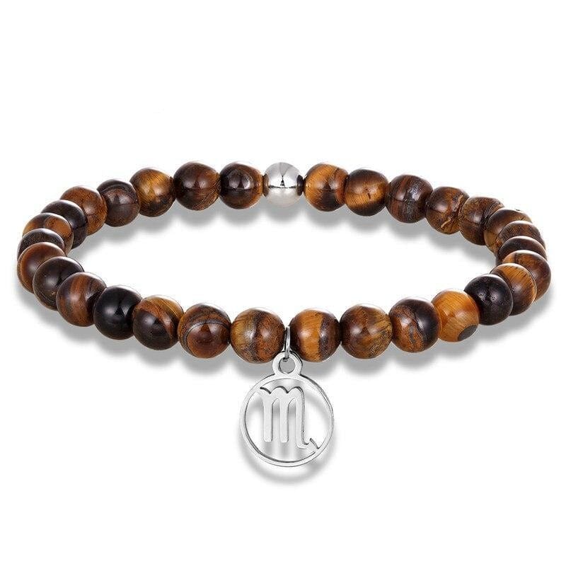 Tiger Eye Zodiac Bracelet