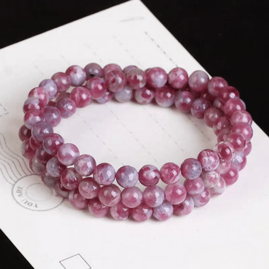 Triple Pink Tourmaline Bracelet