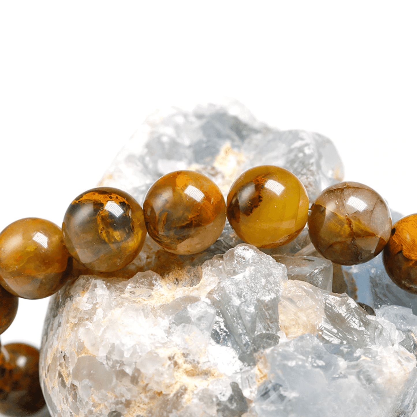 Yellow pietersite bracelet