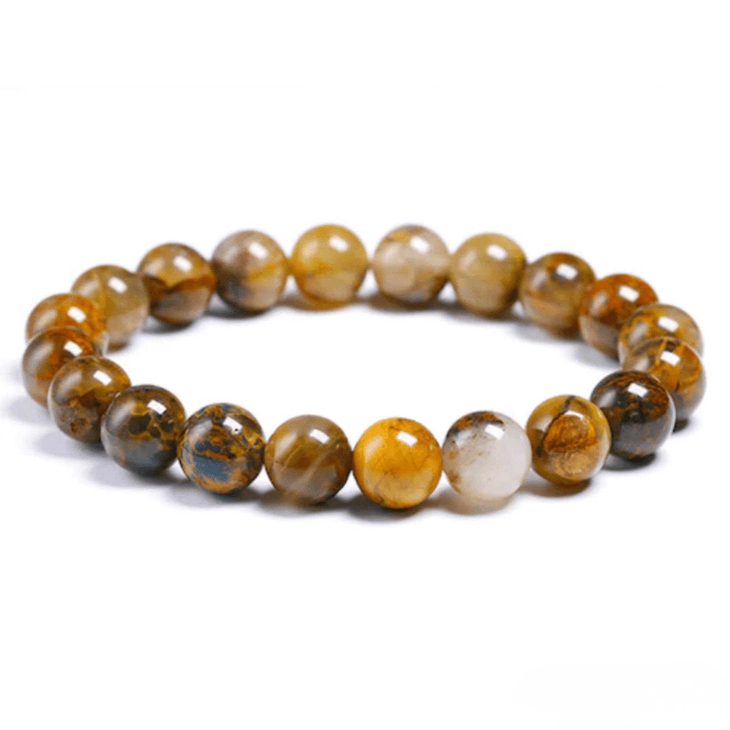 Yellow pietersite bracelet