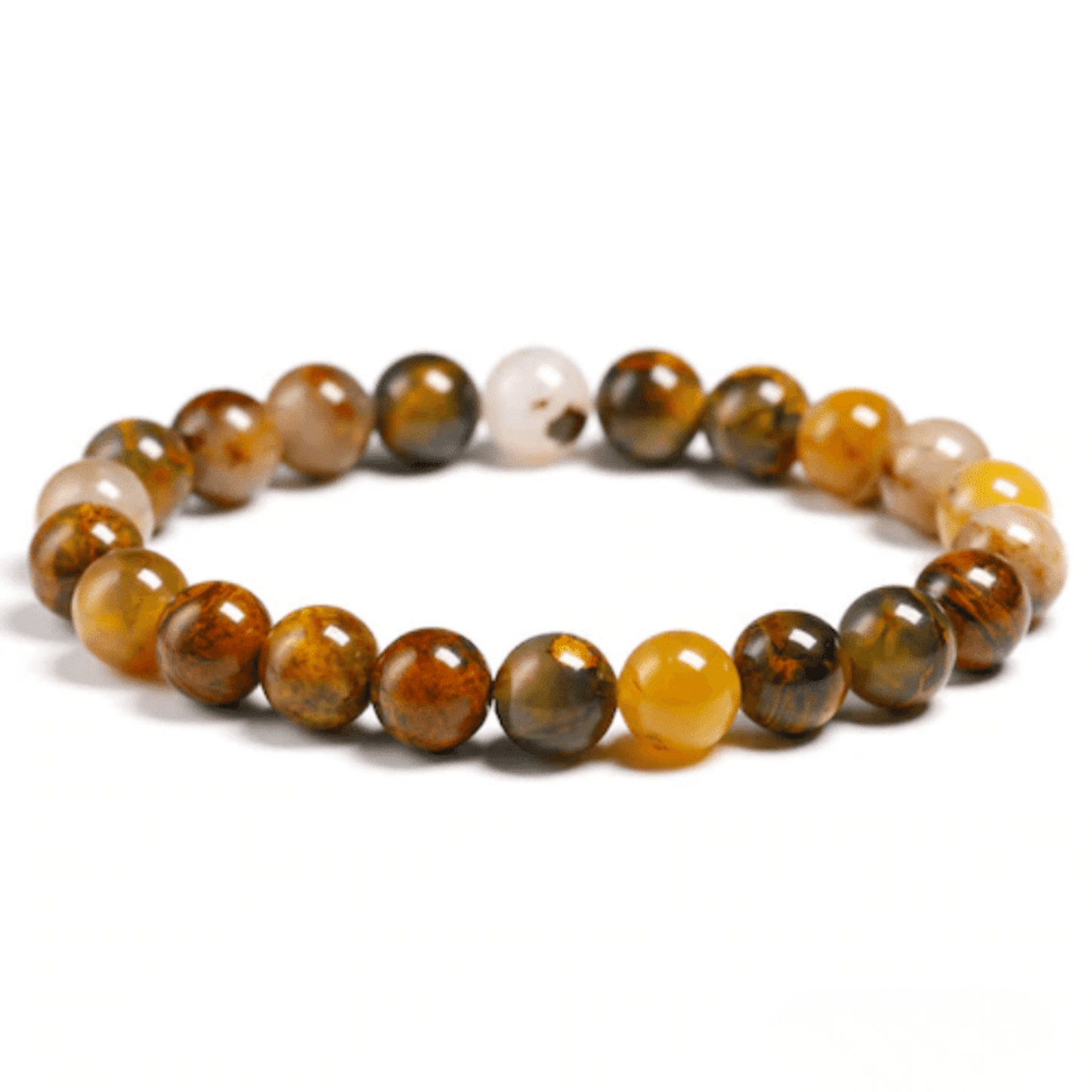 Yellow pietersite bracelet