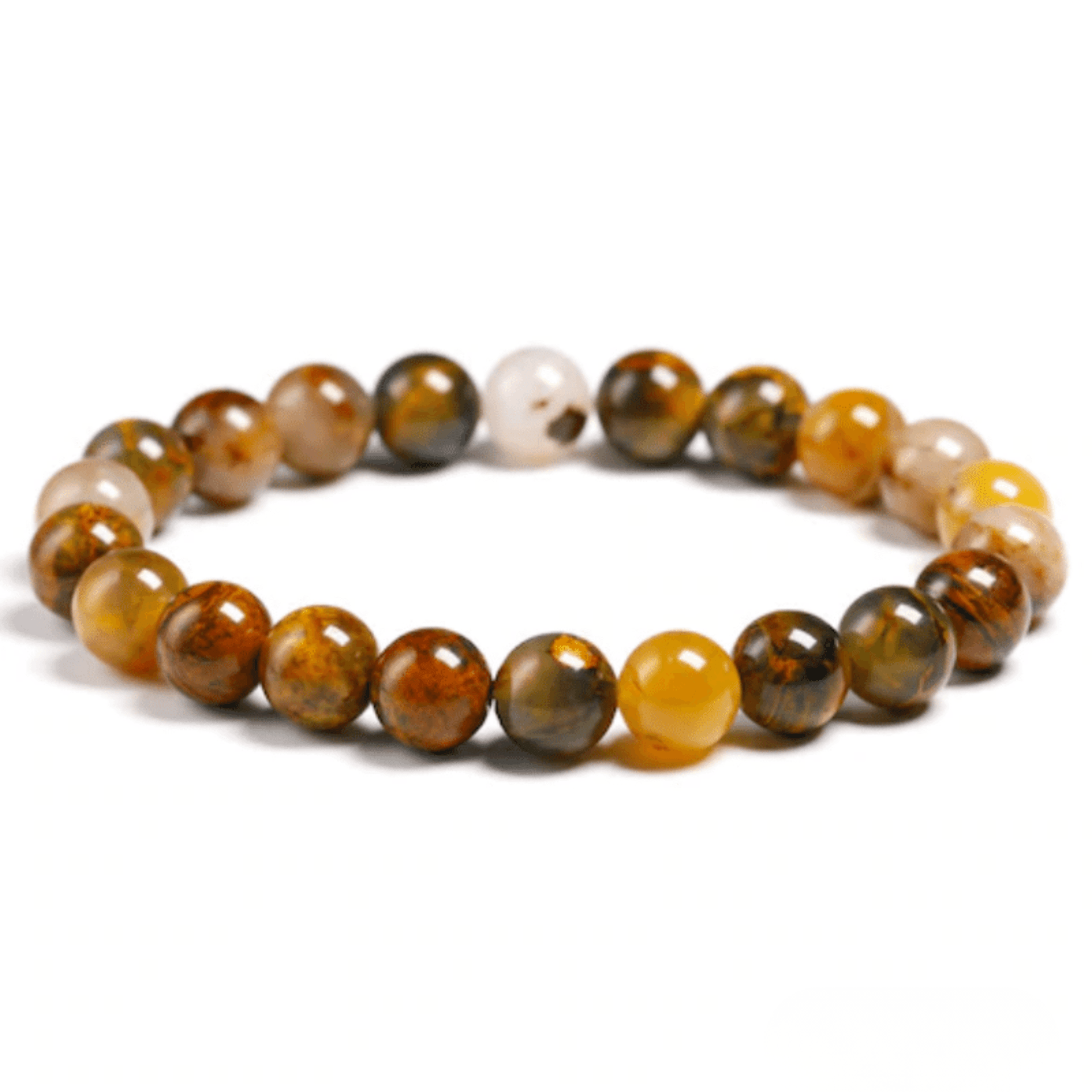 Yellow pietersite bracelet