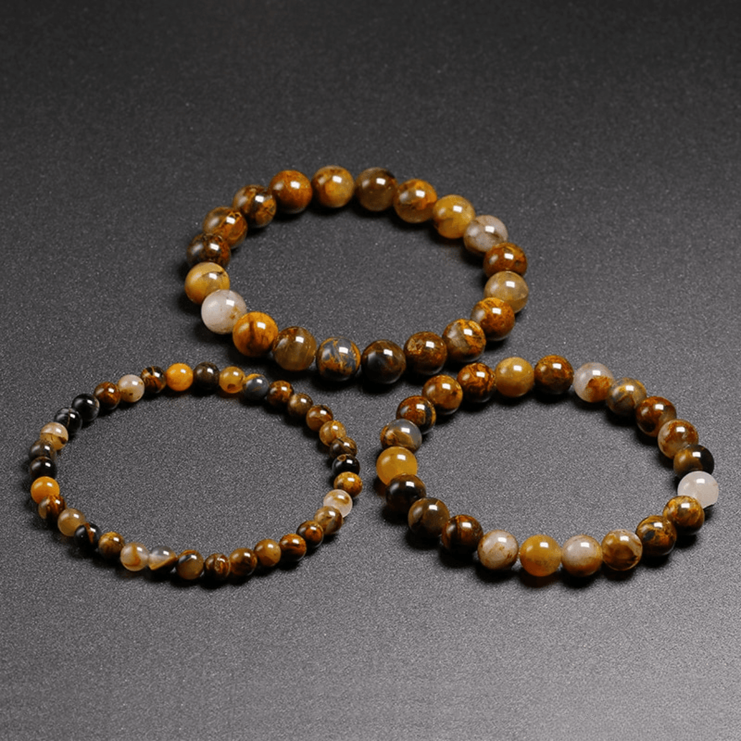 Yellow pietersite bracelet