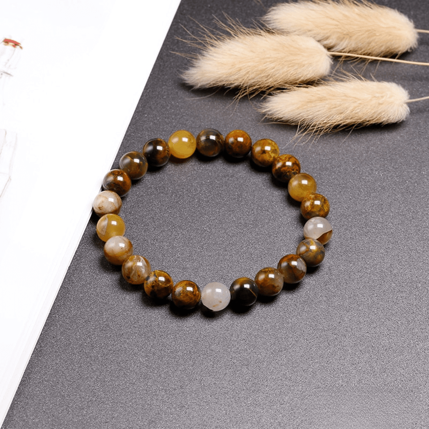 Yellow pietersite bracelet