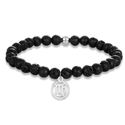 Zodiac Lava Stone Bracelet