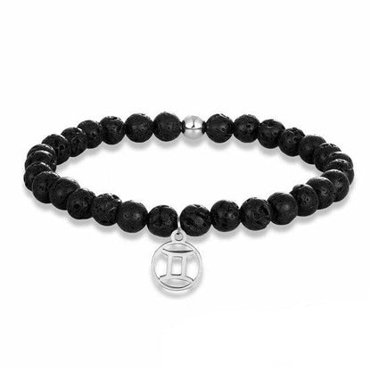 Zodiac Lava Stone Bracelet
