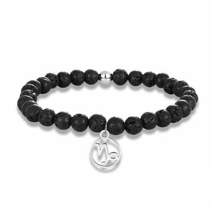 Zodiac Lava Stone Bracelet