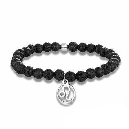 Zodiac Lava Stone Bracelet