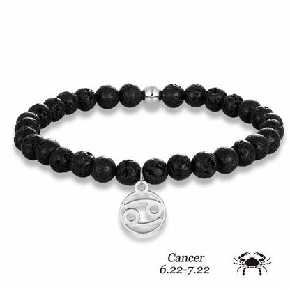 Zodiac Lava Stone Bracelet